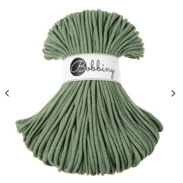 Bobbiny Flechtkordel 5 mm - Eucalyptus Green